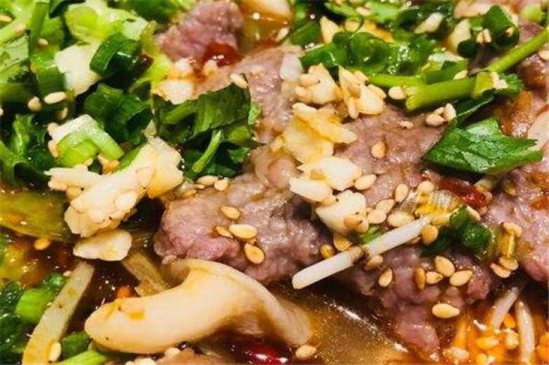 乌纱冒血旺冒菜